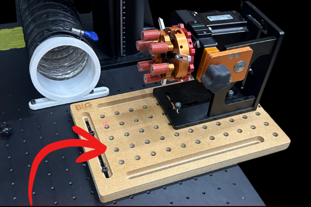 Galvo extension plate