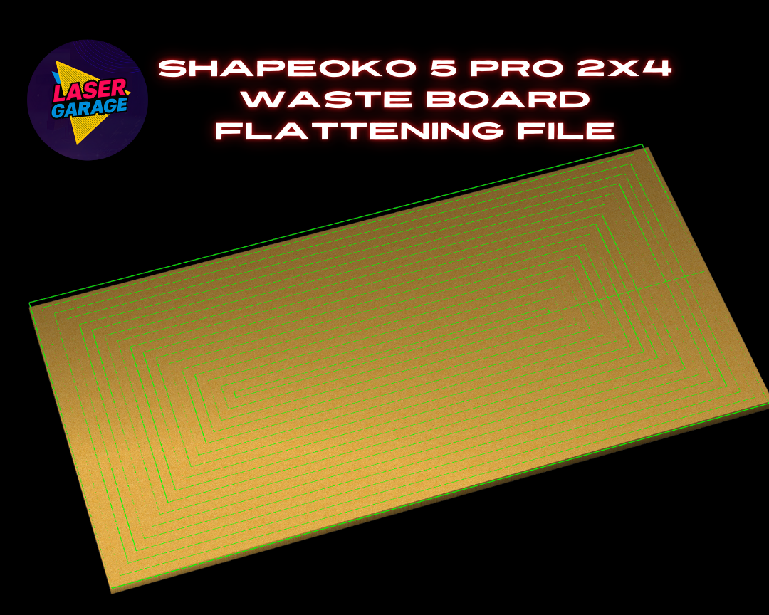 Shapeoko 2x4' Flattening File – Brettslasergarage