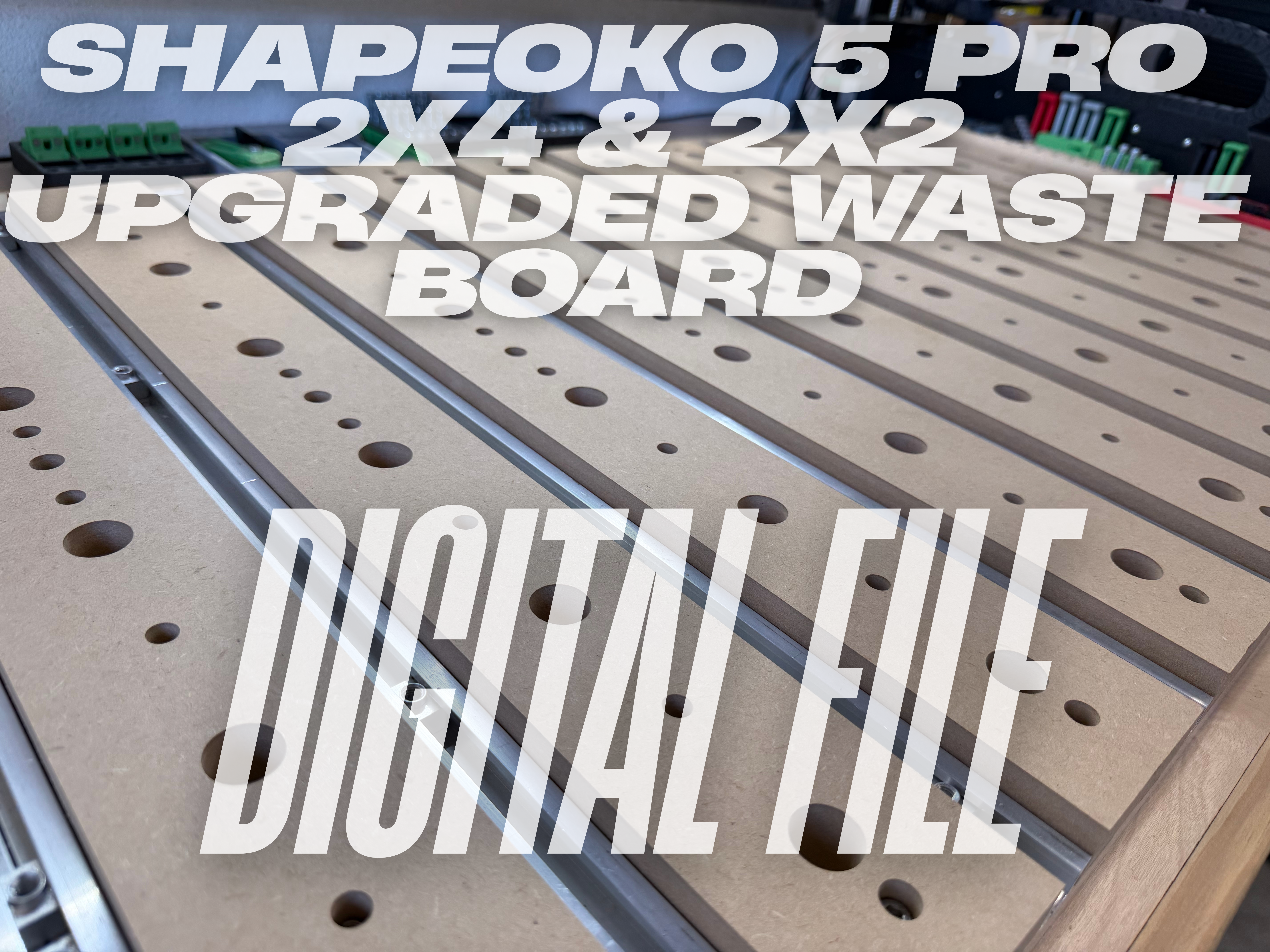 Shapeoko 5 Pro Wasteboard Slats – V2 Upgrade (DIGITAL FILE