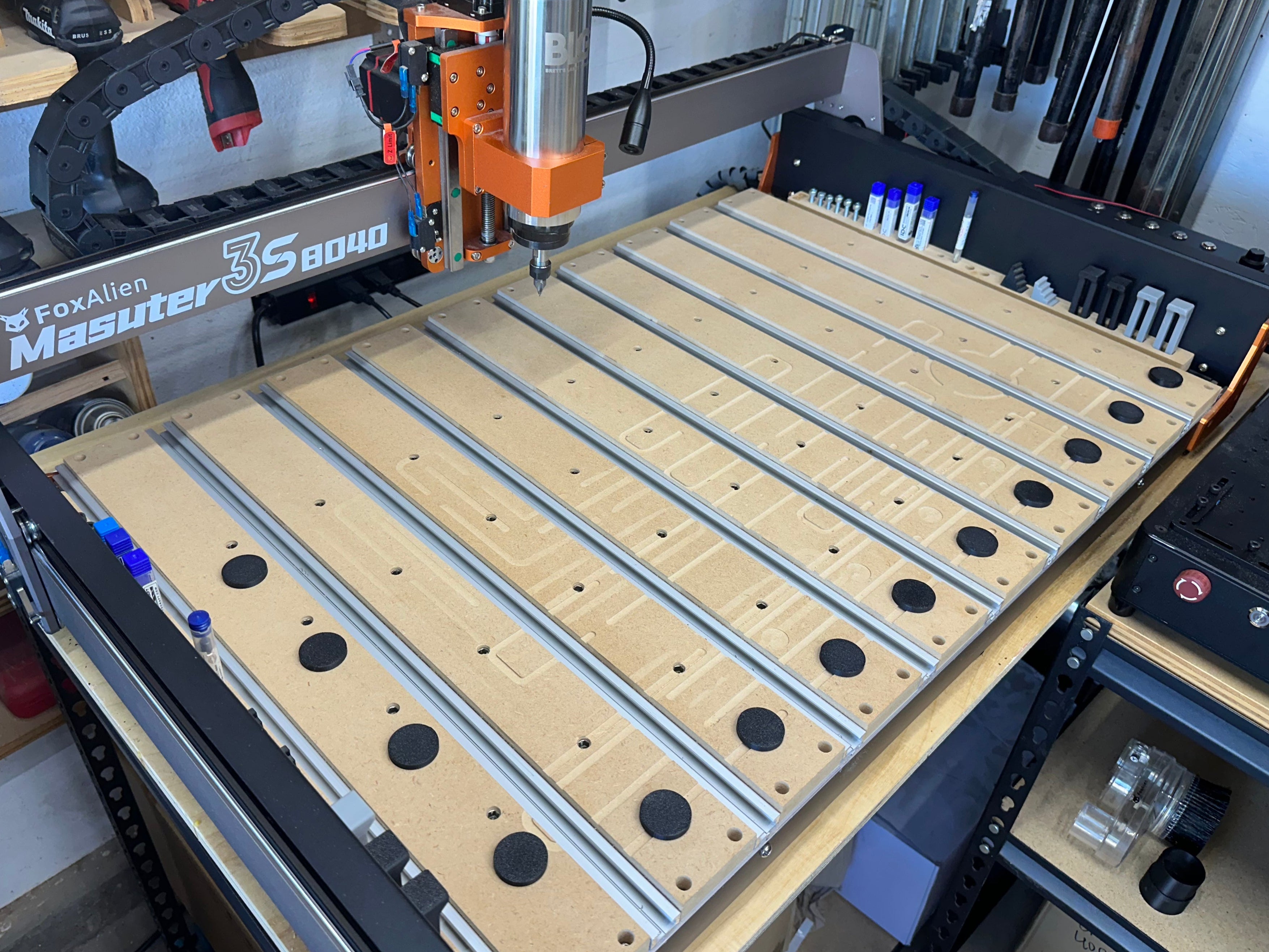 Upgraded Waste Board Slats for FoxAlien CNC's