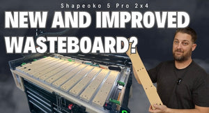 Shapeoko 5 Pro 2'x4' / 2’x2’ CNC Upgraded Waste Board Slats w/ Threaded Inserts & 20mm Dog Holes Spoil Board
